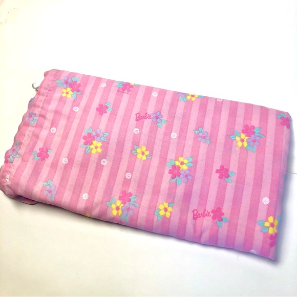 90s Vintage Barbie Bedsheets (Twin Size, Flat Sheet) 1997 - Picture 8 of 9